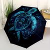 1pc Ocean Spirit Automatic Open 8-Rib Windproof Umbrella, Travel & Commuting, Suitable for All Seasons