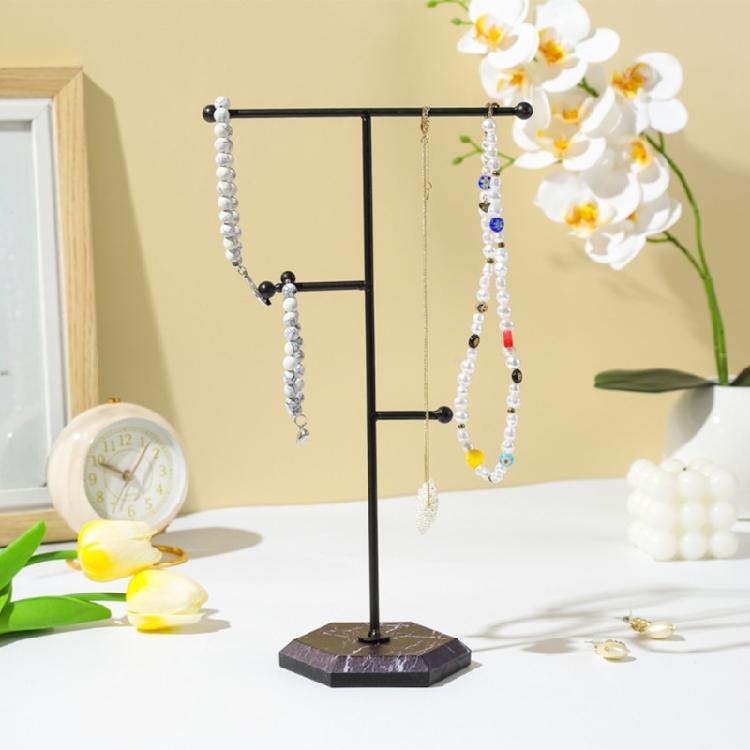 Practical Jewelry Display Stand Multipurpose Bracelet Holder Earring Rack Watch Accessories Display Shelf for Women