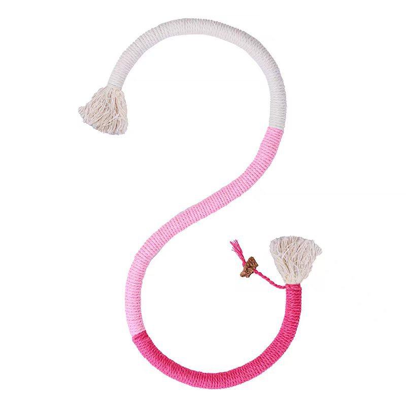 

Кошки грызут веревки, Игрушки для кошек для саморазвлечения и скуки, Грызут веревки, Палочки-дразнилки для кошек, Гаджеты-дразнилки для кошек 70cm розовый