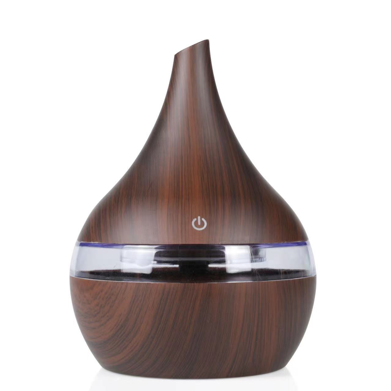 

300ml Humidifier 2024 Latest Ultrasonic Ultra-Quiet Wood Grain Ultrasonic humidifier
