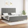 Vidaxl Bed Frame Without Mattress, Dark Gray, 160X200 Cm, Upholstered