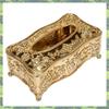 Gold Acrylic Tissue Box El Restaurant Napkin Holder Household Tissue Box