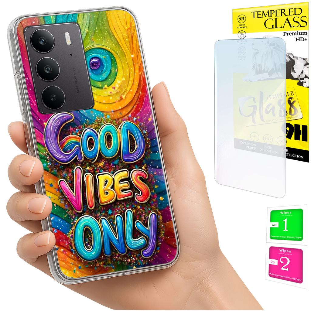 Etui Do Realme C75 / 14X 5G Obudowa Foto Case Plecki Vibes + Szkło 9H