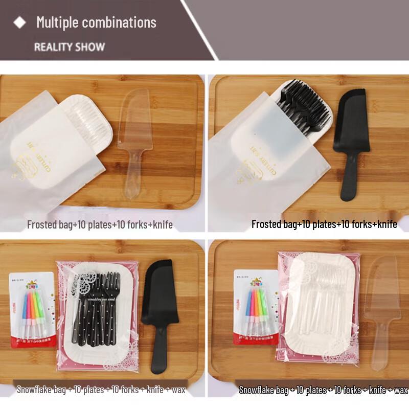 Homeglen Disposable Cake Cutlery Set