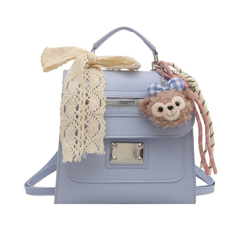 Beautiful and exquisite women's backpack, college style, sweet students commute to class, versatile single shoulder messenger bag women