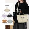 Nylon Cloth Bag New Simple Solid Color Commuting Handbag Fashionable Multi-pocket Large-capacity Shoulder