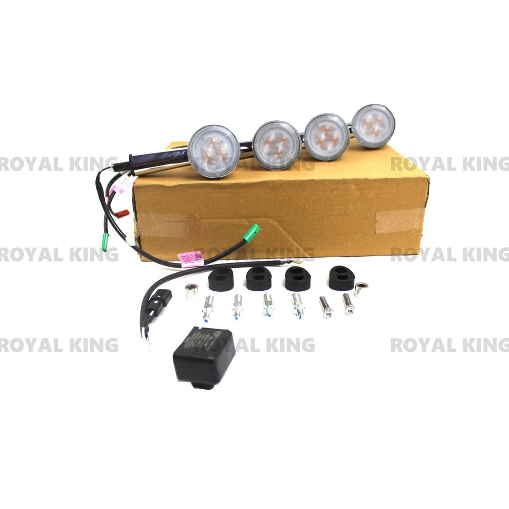 Royal Enfield Super Meteor & Classic 650 "Silver LED Indicators" Chrome