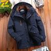 Parka de iarnă pentru bărbați, jachetă de vânt din fleece, groasă, călduroasă, cu blană, pentru bărbați, retro, cu glugă, streetwear, paltoane, jachete de vânt pentru bărbați 6xl