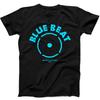 Blue Beat Records Inspired Label Vinyl R&B Ska Music Gift Black Tee T Shirt 357