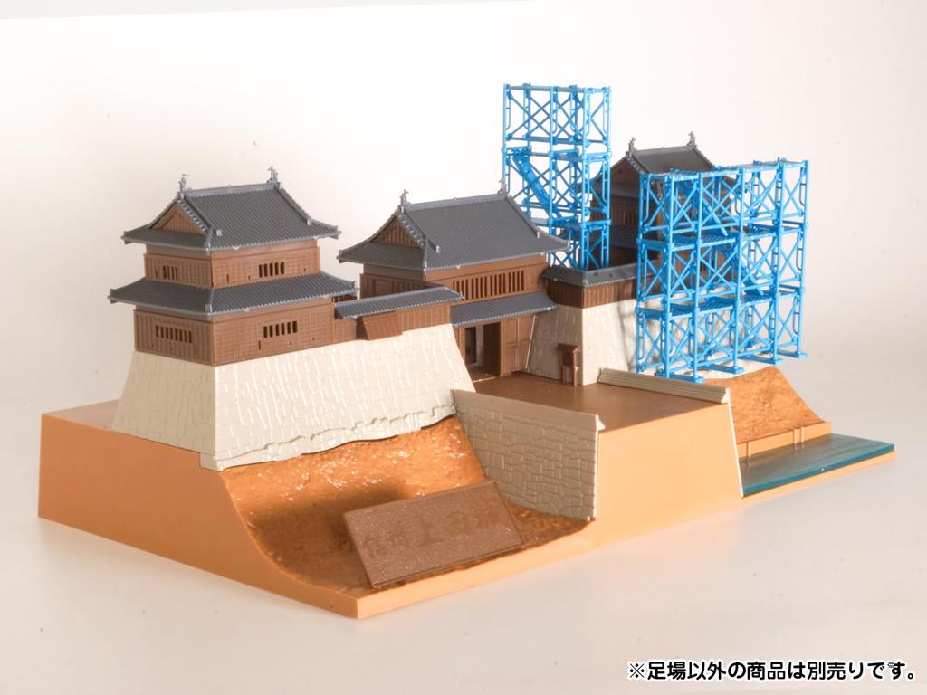 PM Office A PLUM Pop Otherworld Series Scaffolding Blue Plastic Kit PP211 1/64-1/100