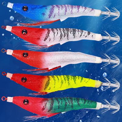 Luminous Fishing Bait Octopus Cuttlefish Fishing Bait Squid Hook Fluorescent Fishing Lures for Sea Fishing