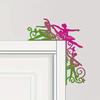 Elegant Wall Mounted Ballet Dancer Sculpture for Door and Frame Corner Decoration