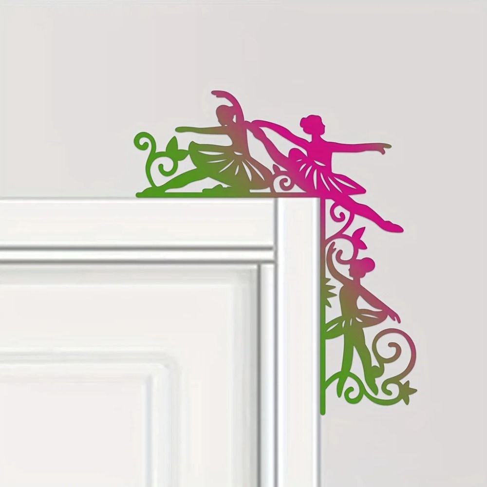 Elegant Wall Mounted Ballet Dancer Sculpture for Door and Frame Corner Decoration