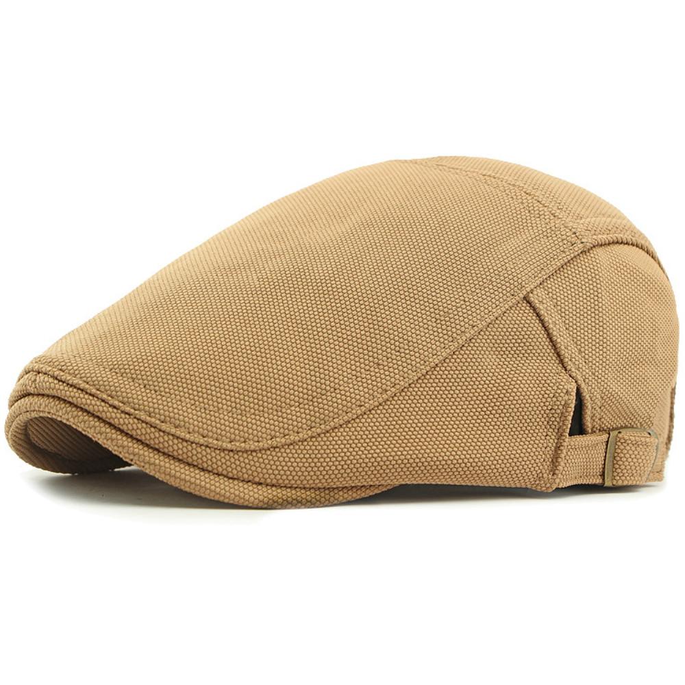 HT4774 Mens Berets Women Spring Summer Hat Sun Cap Solid Artist Painter Beret Hat Male Female Ivy Flat Cap Adjustable Beret Cap