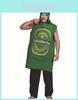 Costume di Halloween Bottiglia di Birra Finta Tuta Cosplay per Adulti in Tessuto di Poliestere per Spettacoli Teatrali