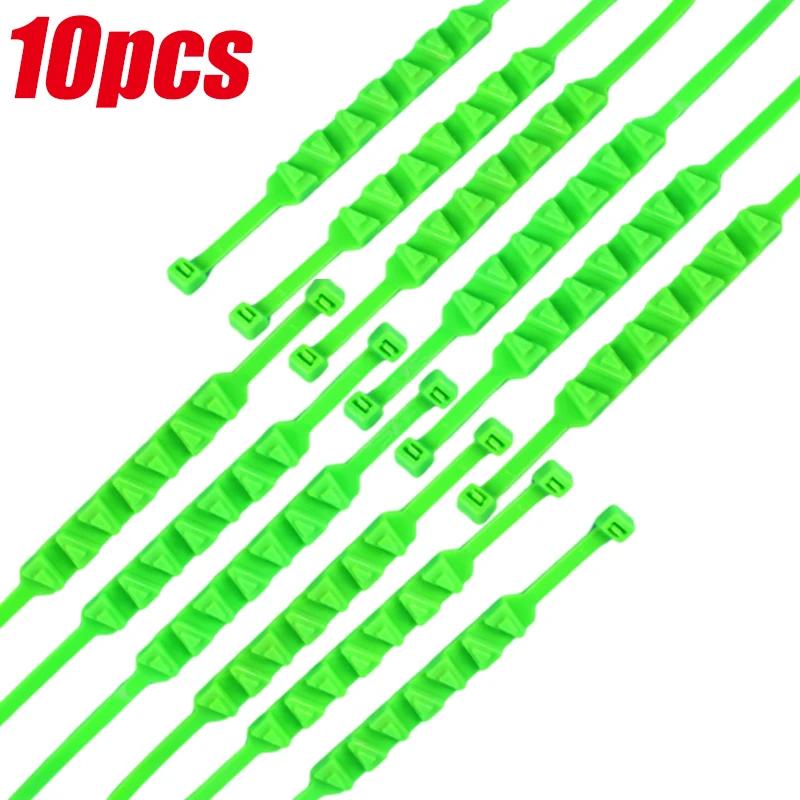 10PCS Universal Winter Car Tyre Anti-skid Chain Snow Emergency Quick Chain Motorbike Tyre Anti-skid Tie Thickening Type