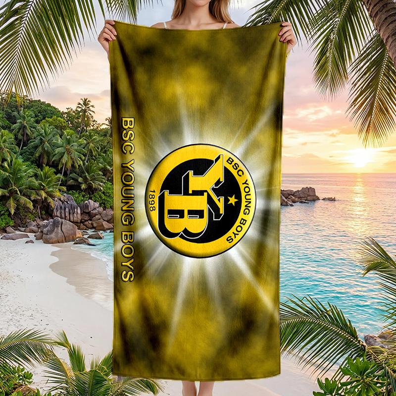 Bsc Young Boys Fashion Beach Towel: Ideal for Summer Adventures Soft, absorbent and quick drying suitable for swimming and bathing