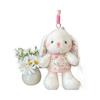 Plush Bunny Desk Companion With Floral Dress For Kids And Adults
