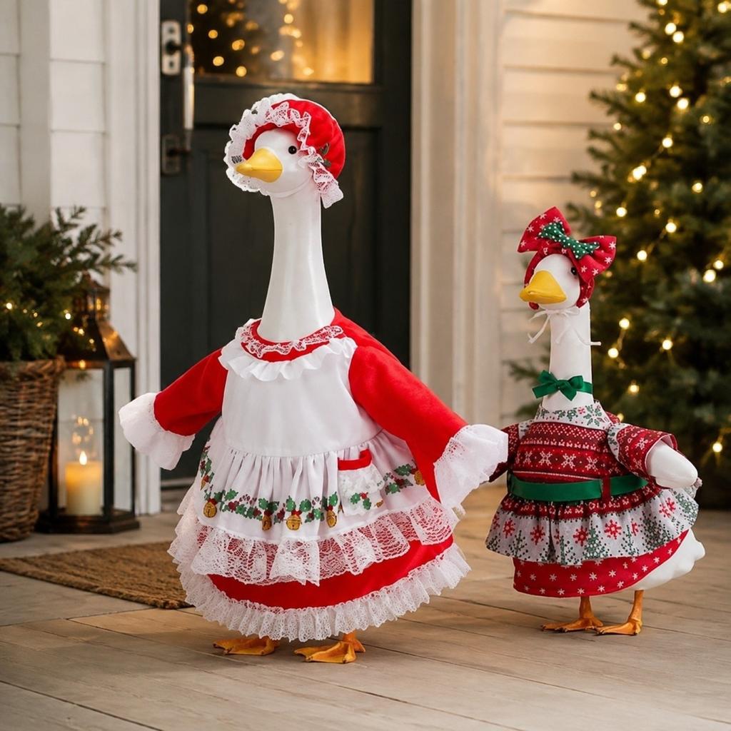 Porch Christmas Clothing Set, Costume for Outdoor Yard Decoration, Festive Holiday Display