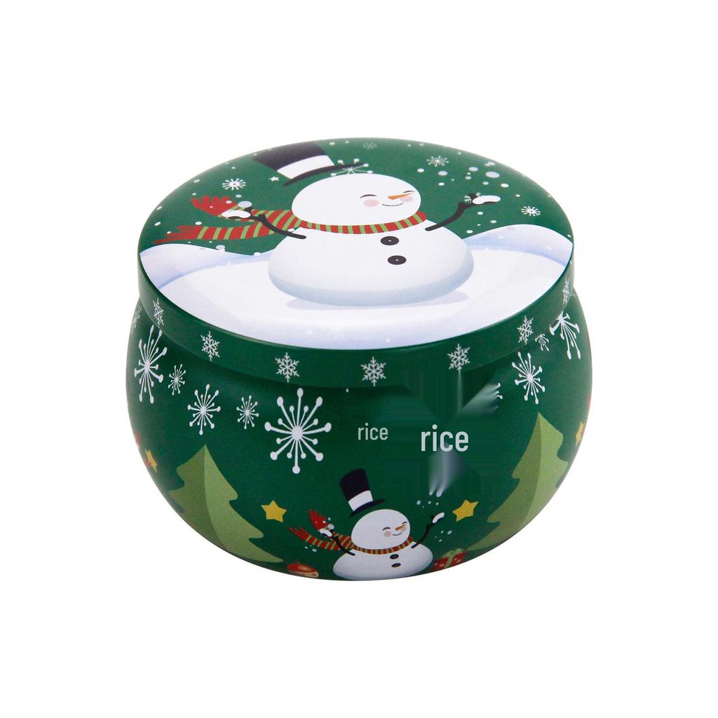 2.2 Oz Tea Pear Paste Candy Tin Gift Box with Candle Can Storage
