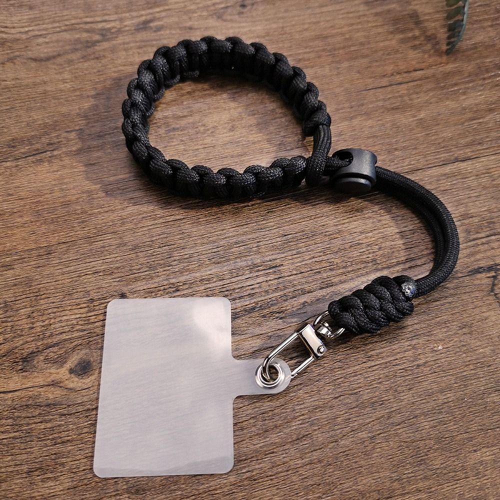 Colorful Woven Adjustable Phone Straps Hand-woven Braided Colorful Wrist Straps Mobile Phone Case