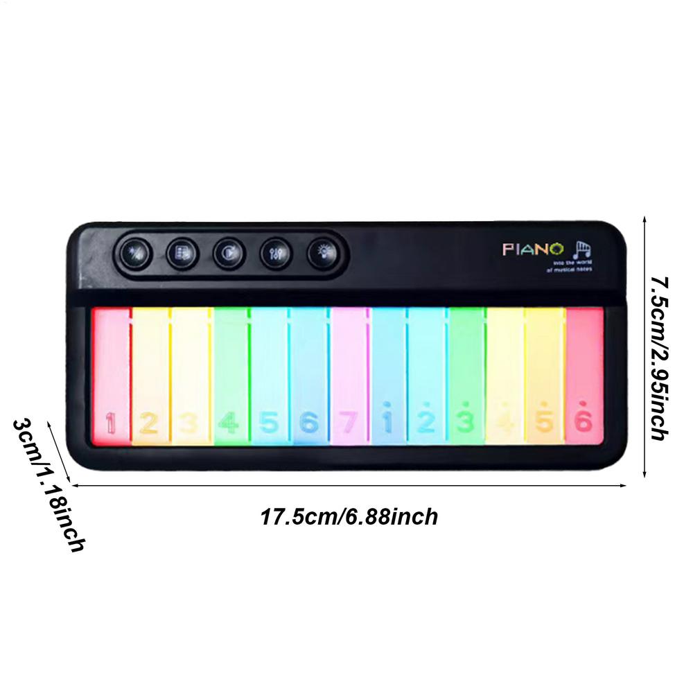 Keyboard Piano For Kids Light Piano Toy Touch Screen Electronic Kids Keyboard Interactive Educational Music Toy Portable Musical
