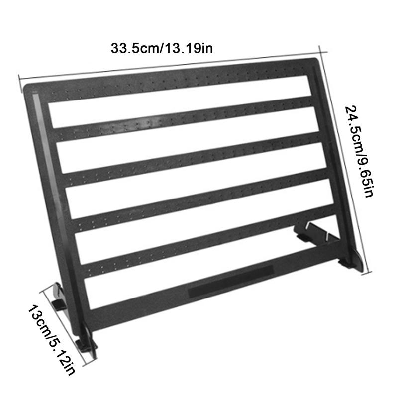 

5 Tier Plastic Jewelry Earring Display Stand Ear Stud Earrings Holder Organizer Drop Earring Bracelet Necklace Storage Rack