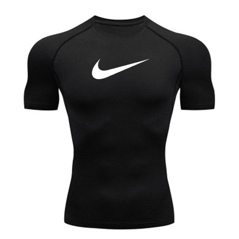 Men's Quick Dry Compression Athletic T-shirt Breathable Stre
