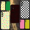 Red Black Gold Polka Dots Dot Phone Case For Samsung S25,S24,S21,S22,S23,S30,Ultra,S20,Plus,Fe,Lite,Note,10,9,5G Black Cover