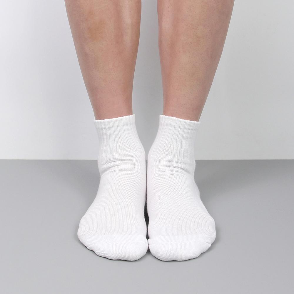 Syupeobeijig 1130 Cushioned Mid-Calf Crew Socks 5 Pairs (2 Colors)