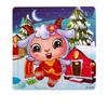 20 Piece Wooden 3D Puzzle Cartoon Animal Vehicle Jigsaw Montessori Educational Toys for Kids Baby Aged 3-6 Years