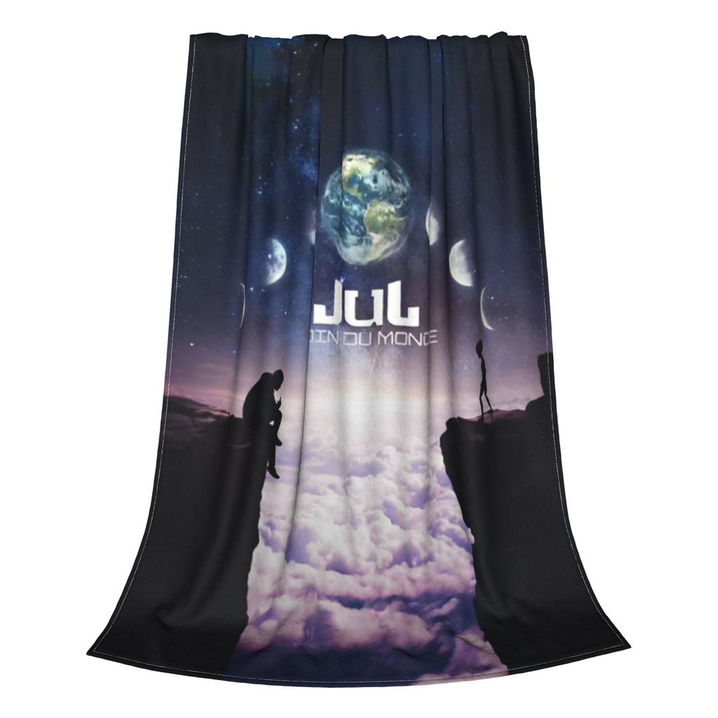 JuL C'est Pas Des Lols Fleece Throw Blankets French Rapper Blankets for Bed Travel Lightweight Bedroom Quilt