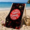 Munich FC Artwork Printed Microfiber Beach Towel, Soft And Absorbent, Quick-Dry, Ideal for Summer Travel, Beach Essential, Swimming Pool