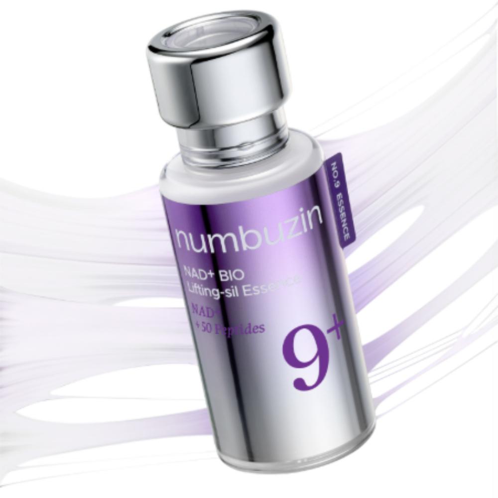 NUMBUZIN / Nr.9 NAD Retinol Volumetox Augencreme 10ml + Nr.9 NAD+ BIO Lifting-Essenz 30ml / Advanced Elastizitäts- & Volumen-Duo / Hergestellt in Korea