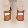 Baby Girl Bowknot Princess Shoes: PU Leather, Soft Sole, Non-Slip - Ideal for 0-1 Year Olds