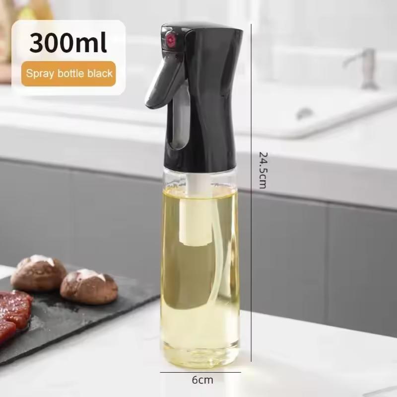 200/300 ML Oil Spray Pot Kitchen Household Edible Olive Oil Spray Bottle Atomized Misty Oil Tank Air Fryer Spray Bottle