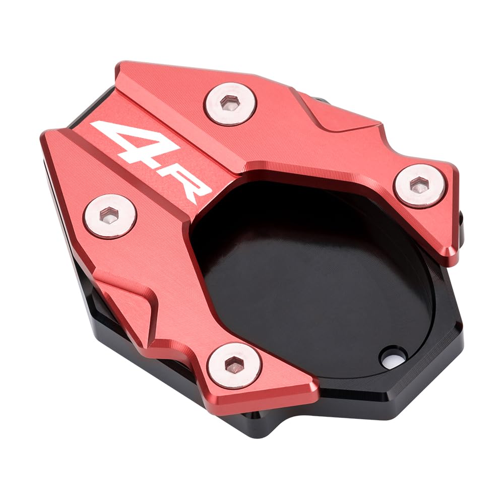 

MotHeart Side Stand Plate for Ninja ZX-4RR 2023-2024 Ninja ZX-4R 2024-2025 Bike Parts Side красный