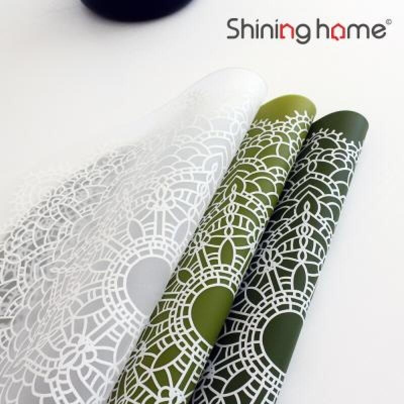 Lace Round Silicone Table Mat 2P olive