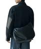 Bymoss Borsa a tracolla in pelle con pinces Nera 26Cb1