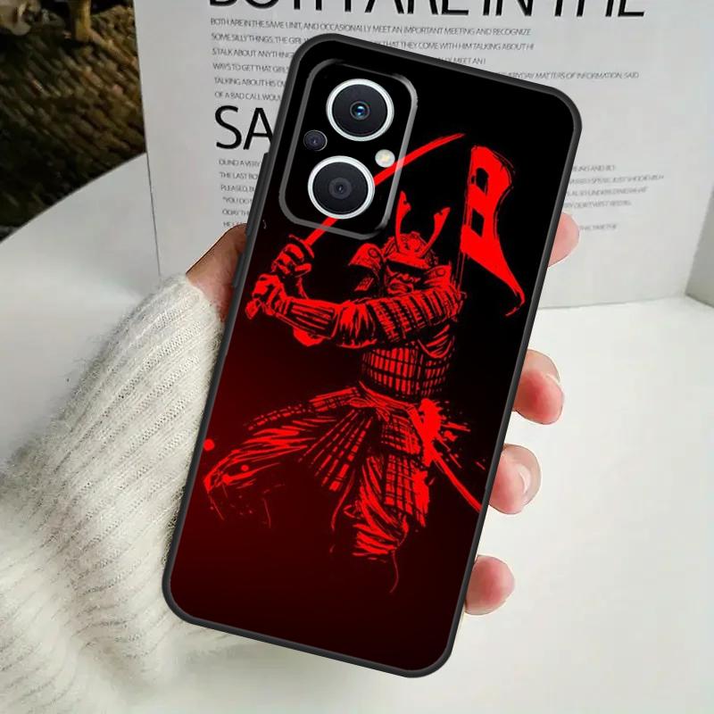 Samurai Mask Demon Phone Case For OPPO Reno 8 7 Lite 8T 11 12 13 14 14F 10 Pro OPPO Find X8 X6 X5 X9 Pro Cover