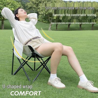 Lightweight Outdoor Camping Moon Chair