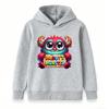 Kids Boys Girls Hoodie Sweatshirt, Cute Fluffy Monster Daddys Monster Pattern Pullover Hooded Top, Soft Casual Long Sleeve Clothes Children Daily Wear