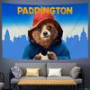 PPaddington Bear Chart Tapestry For Living Room Home Dorm Decor Art Home Decor