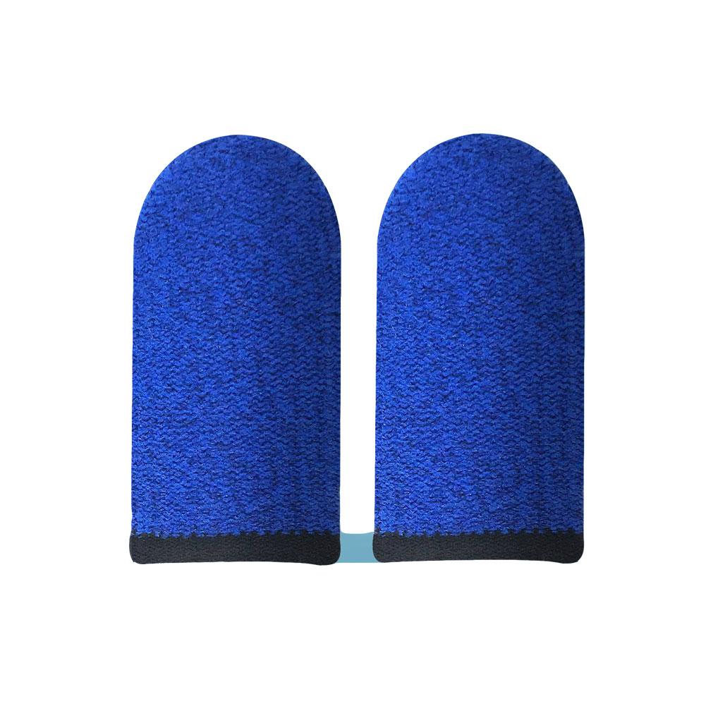 1 Pair Super Thin Gaming Finger Sleeve Breathable Fingertips For Mobile Games Touch Screen