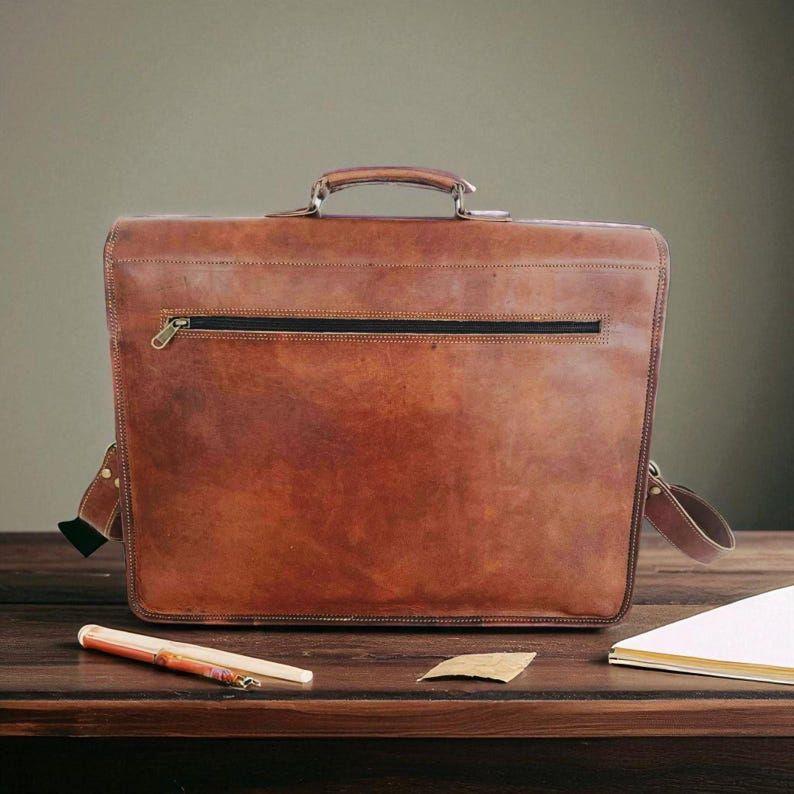 Personalizad Leather Messenger Bag men Leather Cross body Laptop Briefcase Best Computer Satchel Distressed Bag Christmas Gift men women