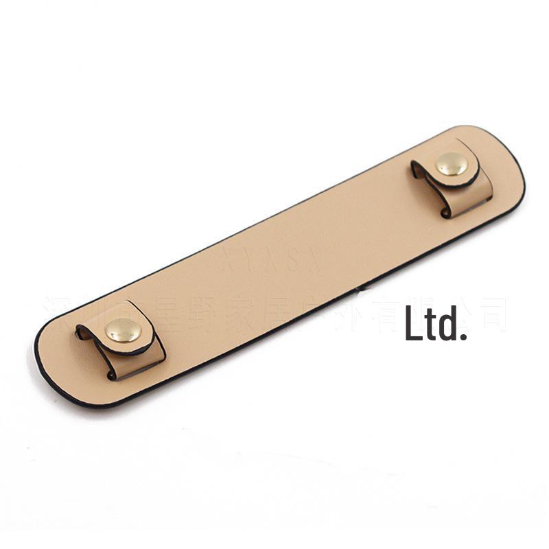 Spot PU Leather Anti-Wear Shoulder Strap with Decompression Pad and Hand Strap