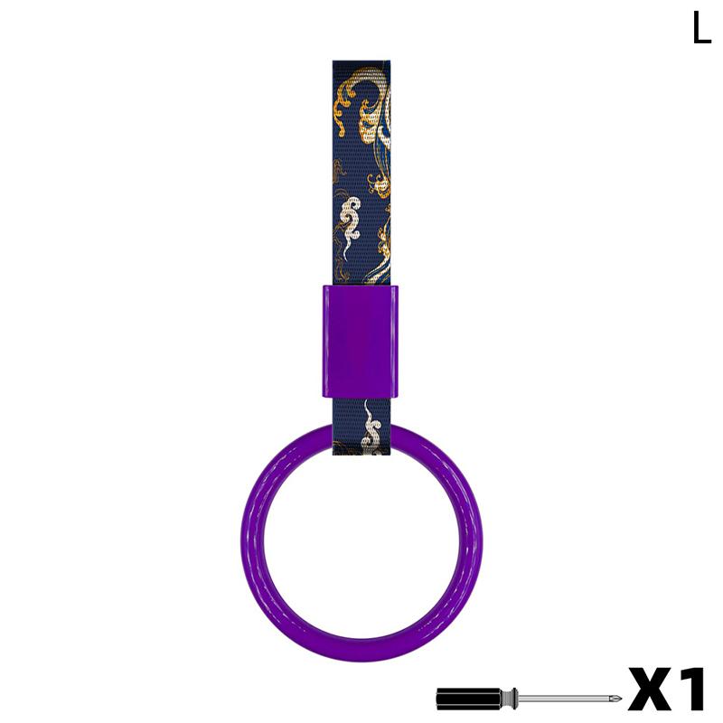Car Hanging Decoration Heart Shape Auto Japanese Style Interior Pull ring Universal Charm Loop Automobile Accessories