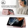 Lanyard Leather Wallet Phone Case for Samsung Galaxy S25 S24 Plus S23 FE S22 Ultra S21 S20 S10 Note 20 Flip Stand Cover Back Bag