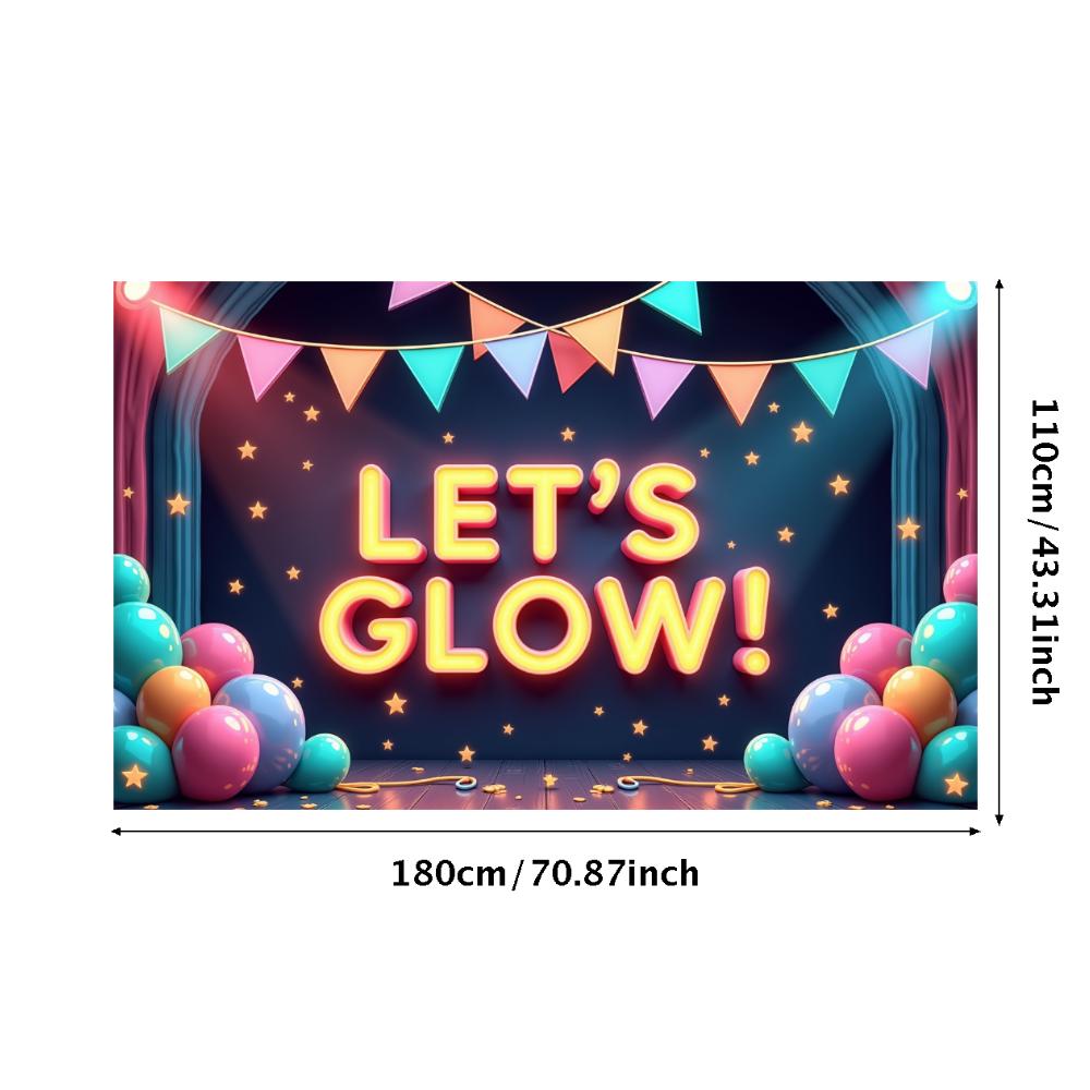 Photo Prop LED Neon Banner Party Decoration Glow Effect Neon Sign For Festival Decoration Party Celebration Night Event