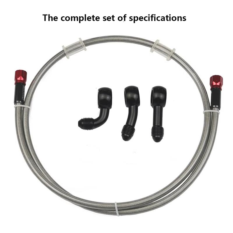 motorcycle brake hose AN3 Braided Hydraulic Clutch Tube Master Cylinder brake line for xr250r honda cr xr650r kx 250 450 crf